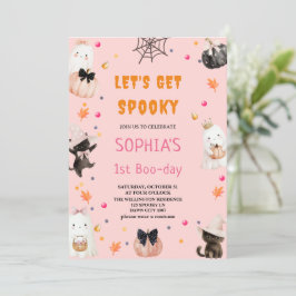 不気味なハロウィーン1stブー・デイ・誕生日を手に入れよう 招待状