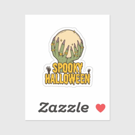 不気味なハロウィーン シール (シート)