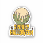不気味なハロウィーン シール (正面)