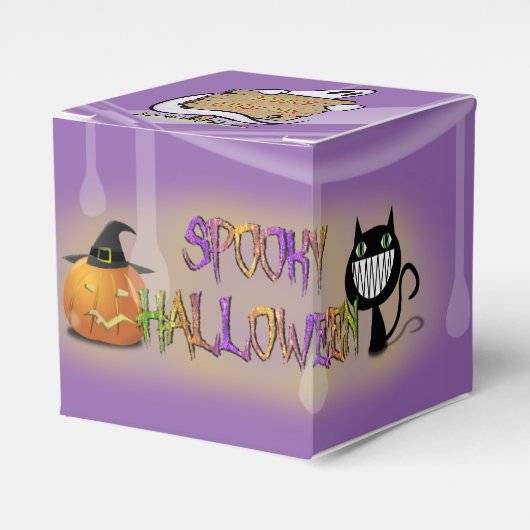 不気味なハロウィーン フェイバーボックス (正面サイド)