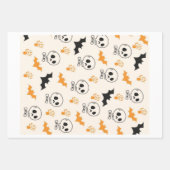 不気味なハロウィーン ラッピングペーパーシート (正面3)