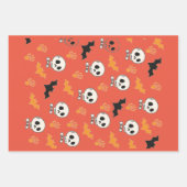 不気味なハロウィーン ラッピングペーパーシート (正面2)