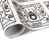 不気味なハロウィーン ラッピングペーパー (ロールコーナー)