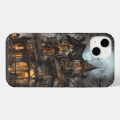 不気味なハロウィーン – 背景iPhoneケース iPhoneケース (裏面横)
