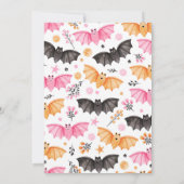 不気味なハローウィンパーティとトリックまたは治療 招待状 (裏面)