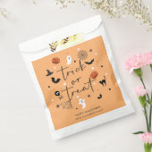 不気味なハローウィンパーティオレンジ フェイバーバッグ (封をした状態)