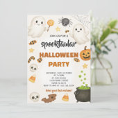 不気味なハローウィンパーティカード 招待状 (スタンド正面)