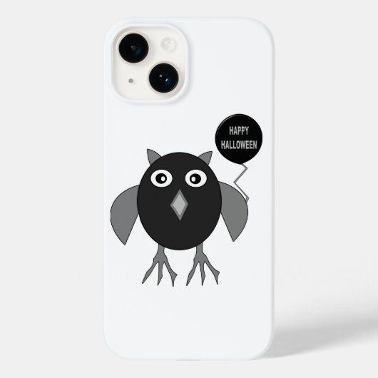 不気味なハローウィンパーティフクロウiPhoneケース Case-Mate iPhoneケース (裏面)