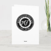 不気味なハートラブカードエドガー・アラン・ポー引用文 カード (裏面)