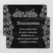 不気味なハート 案内状 (正面/裏面)