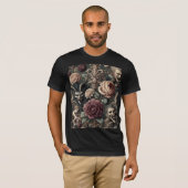 不気味なハーモニクス - ゴシックウェアラブルアート Tシャツ (正面フル)