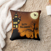 不気味なハ幽霊のよく出るウスハロウィーン装飾 クッション (ブランケット)