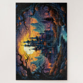 不気味なハ幽霊のよく出るウス |ハッピーハローウィン ジグソーパズル (縦)