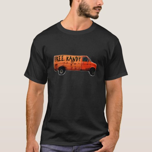 不気味なバン運転手 Tシャツ (正面)