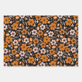 不気味なパステルハロウィーンギフト ラッピングペーパーシート (正面3)