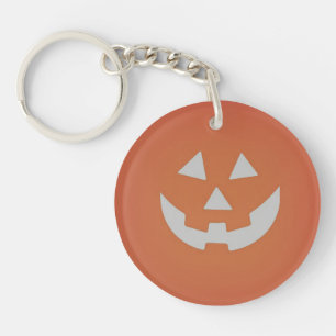 不気味なパンプキンハロウィンキーチェーン キーホルダー