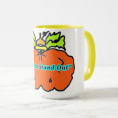 不気味なパンプキンマグ マグカップ (正面右)