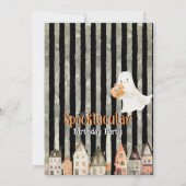 不気味なパーティーハロウィーン 招待状 (裏面)