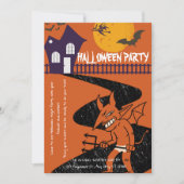 不気味なパーティー：邪悪なハロウィンパーティーの招待状 シーズンカード (正面)