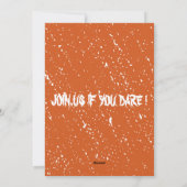 不気味なパーティー：邪悪なハロウィンパーティーの招待状 シーズンカード (裏面)