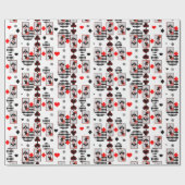 不気味なピエロサーカスホラーハロウィーン ラッピングペーパー (フラット)