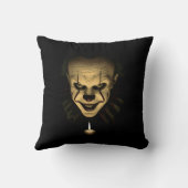 不気味なピエロハロウィーンホームデコール クッション (裏面)