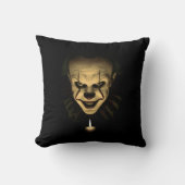 不気味なピエロハロウィーンホームデコール クッション (正面)