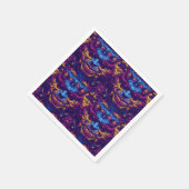 不気味なピエロハロウィーン スタンダードカクテルナプキン (角)