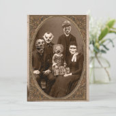 不気味なピエロファミリーハローウィンパーティ 招待状 (スタンド正面)