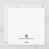 不気味なピエロヴィンテージ誕生日写真 シーズンカード (裏面)