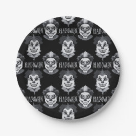 不気味なピエロ不気味ハローウィンパーティ ペーパープレート