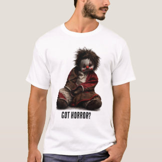 不気味なピエロ人形 - ホラー好き? Tシャツ