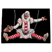 不気味なピエロ抱き枕 ラージペーパーバッグ (正面)