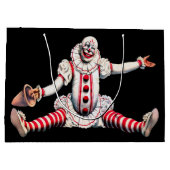 不気味なピエロ抱き枕 ラージペーパーバッグ (裏面)