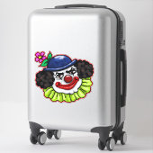 不気味なピエロ顔 |ハロウィーンおもしろいby Cherie シール (スーツケース)