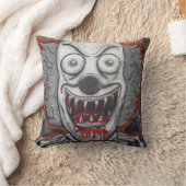 不気味なピエロ クッション (ブランケット)