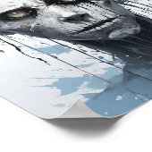 不気味なファンタジーハロウィーンモンスターゾンビ ポスター (角)