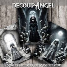 不気味なファントム人形トリオ – Decopage -