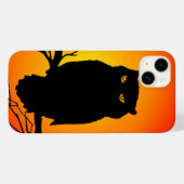 不気味なフクロウ Case-Mate iPhoneケース (裏面 (横))