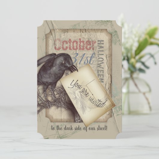 不気味なブラッククローハロウィンイベント 招待状 (スタンド正面)