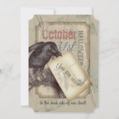 不気味なブラッククローハロウィンイベント 招待状 (正面)