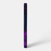 不気味なブラックマテリアルローズ、ブラックスパイダー SAMSUNG GALAXYケース (左側面)