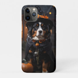 不気味なベルネーゼ犬：ハロウィーンのハウル – オウィーン iPhone 11 PROケース