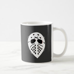 不気味なホッケーマスク製品 コーヒーマグカップ