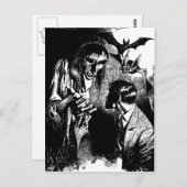 不気味なホラー悪夢 ポストカード (正面/裏面)