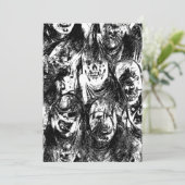 不気味なマスク 招待状 (スタンド正面)