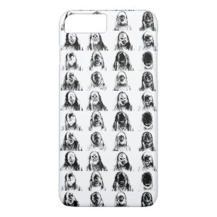 不気味なマスク iPhone 8 PLUS/7 PLUSケース