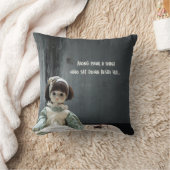 不気味なマフ恋しく思ェット クッション (ブランケット)