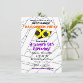 不気味なママの子供たちハローウィンパーティ招待状 招待状 (スタンド正面)