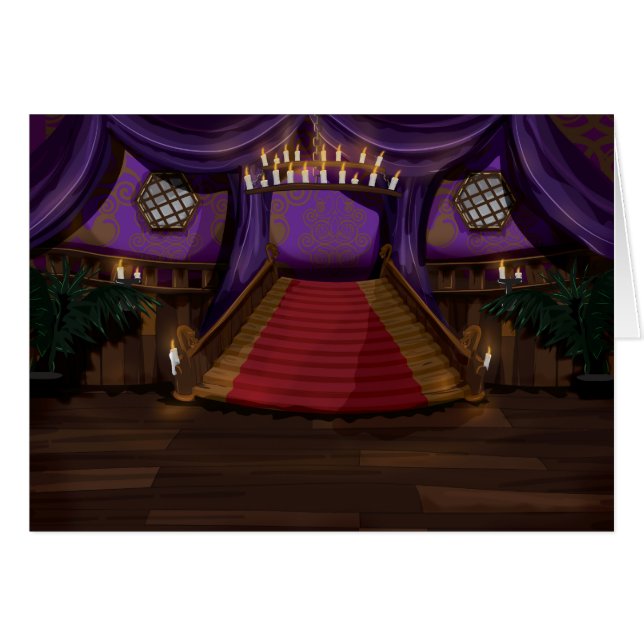 不気味なマンション階段 (正面横)